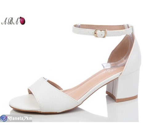 Босоніжки жіночі на літо (8 пар р.36-41) білий  "Aba"