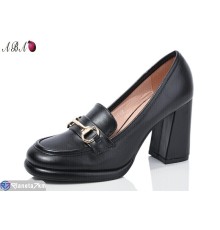 Туфлі жіночі на весну/осінь (6 пар р.36-40) чорний  "Aba"