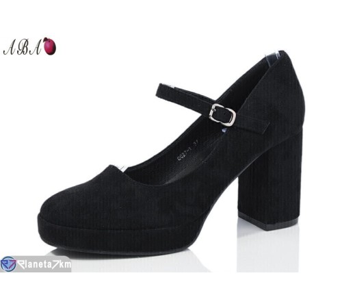 Туфлі жіночі на весну/осінь (6 пар р.36-40) чорний  "Aba"