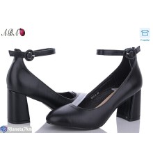 Туфлі жіночі на весну/осінь (6 пар р.36-41) чорний  "Aba"