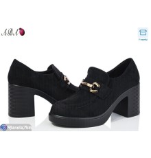 Туфлі жіночі на весну/осінь (6 пар р.36-41) чорний  "Aba"
