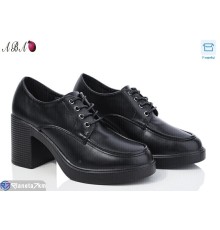 Туфлі жіночі на весну/осінь (6 пар р.36-41) чорний  "Aba"