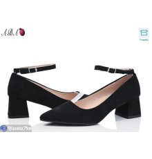 Туфлі жіночі на весну/осінь (8 пар р.36-41) чорний  "Aba"