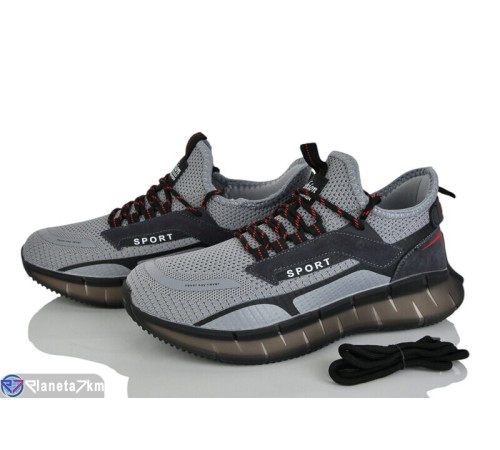 Кросівки чоловічі на літо (8 пар р.41-46) сірий  "Vitta"