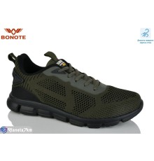 Кросівки чоловічі на літо (8 пар р.41-46) зелений  "Bonote"