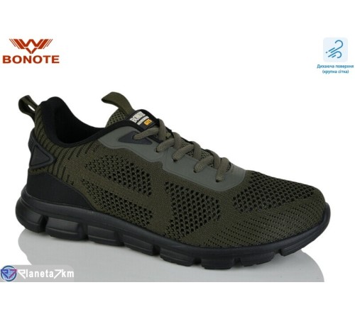 Кросівки чоловічі на літо (8 пар р.41-46) зелений  "Bonote"