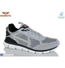 Кросівки чоловічі на літо (8 пар р.41-46) сірий  "Bonote"