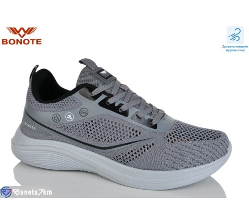 Кросівки чоловічі на літо (8 пар р.41-46) сірий  "Bonote"