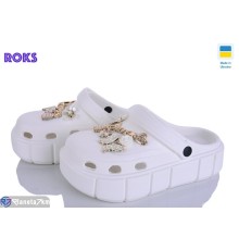 Кроки жіночі на літо (6 пар р.36-40) білий  "Roks"