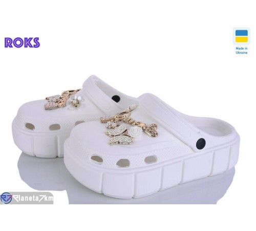 Кроки жіночі на літо (6 пар р.36-40) білий  "Roks"