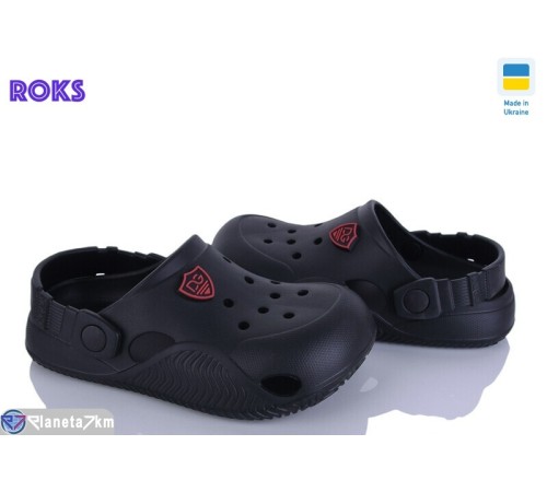 Кроки дитячі на літо (8 пар р.31-36) чорний  "Roks"