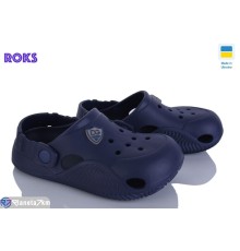 Кроки дитячі на літо (8 пар р.31-36) синій  "Roks"