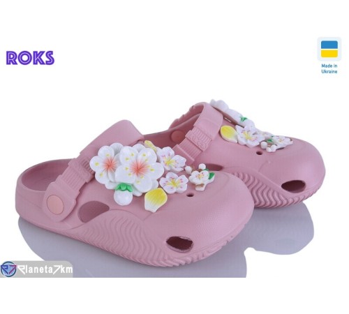 Кроки дитячі на літо (8 пар р.31-36) рожевий  "Roks"