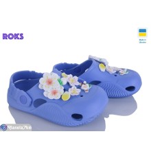 Кроки дитячі на літо (8 пар р.31-36) синій  "Roks"