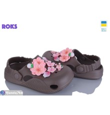 Кроки дитячі на літо (8 пар р.31-36) коричневий  "Roks"