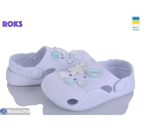 Кроки дитячі на літо (8 пар р.31-36) білий  "Roks"