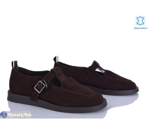 Туфлі жіночі на весну/осінь (8 пар р.36-41) коричневий  "Mirella"