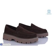 Туфлі жіночі на весну/осінь (8 пар р.36-41) коричневий  "Mirella"