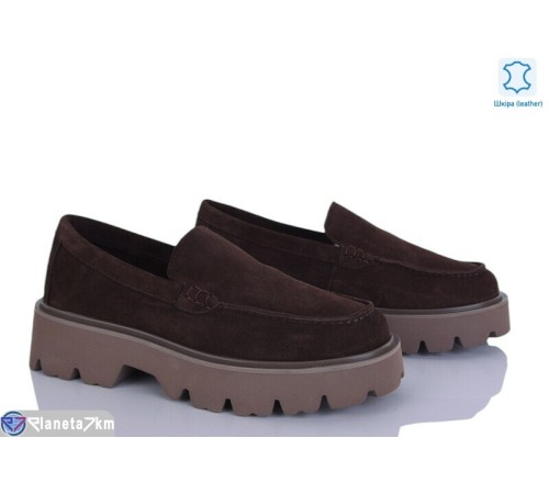 Туфлі жіночі на весну/осінь (8 пар р.36-41) коричневий  "Mirella"