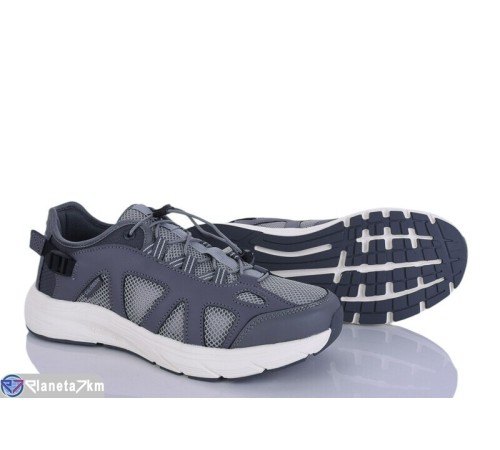 Кросівки чоловічі на літо (8 пар р.41-45) сірий  "Mirella"