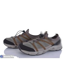 Кросівки чоловічі на літо (8 пар р.41-45) коричневий  "Mirella"