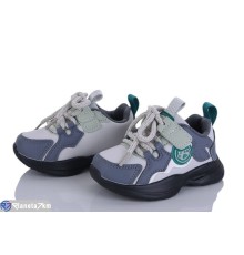 Дитячі кросівки на весну/осінь (8 пар р.22-27) сірий  "DOMINGO"