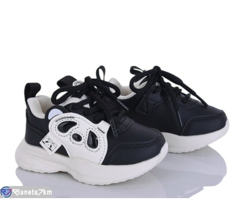 Дитячі кросівки на весну/осінь (8 пар р.22-27) чорний  "DOMINGO"