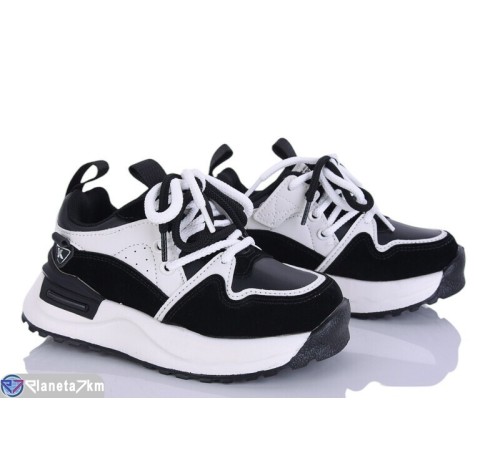 Дитячі кросівки на весну/осінь (8 пар р.31-36) чорний  "DOMINGO"