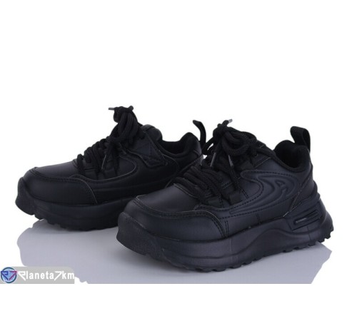 Дитячі кросівки на весну/осінь (8 пар р.31-36) чорний  "DOMINGO"