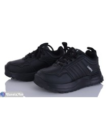 Дитячі кросівки на весну/осінь (8 пар р.31-36) чорний  "DOMINGO"