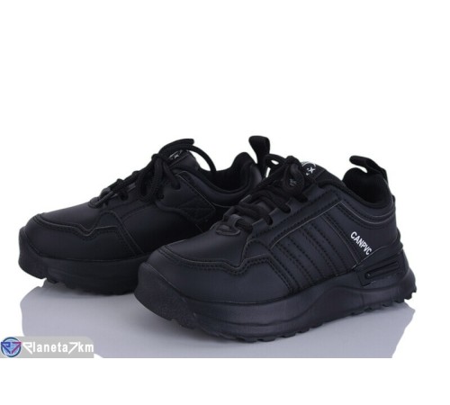 Дитячі кросівки на весну/осінь (8 пар р.31-36) чорний  "DOMINGO"