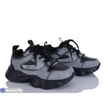 Дитячі кросівки на весну/осінь (8 пар р.31-36) сірий  "DOMINGO"