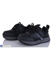 Дитячі кросівки на весну/осінь (8 пар р.31-36) чорний  "DOMINGO"