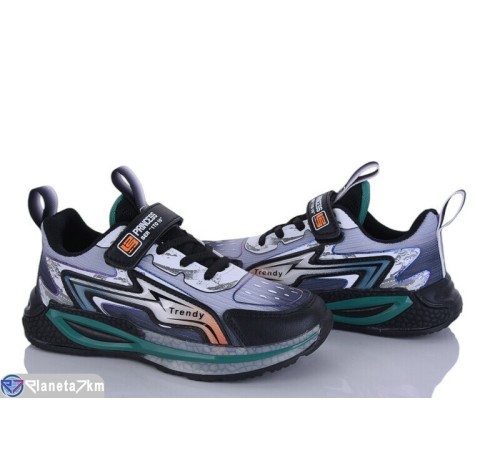 Дитячі кросівки на весну/осінь (8 пар р.32-37) сірий  "DOMINGO"