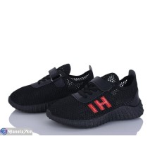 Дитячі кросівки на літо (12 пар р.32-37) чорний  "DOMINGO"