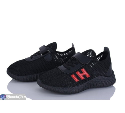 Дитячі кросівки на літо (12 пар р.32-37) чорний  "DOMINGO"