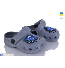 Кроки дитячі на літо (6 пар р.18-23) сірий  "Ladmir"