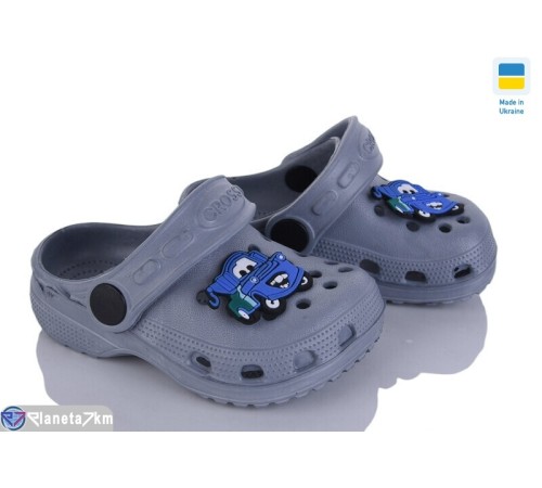 Кроки дитячі на літо (6 пар р.18-23) сірий  "Ladmir"