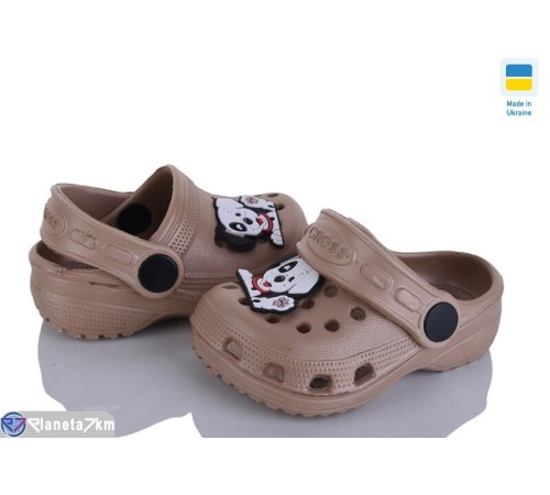 Кроки дитячі на літо (6 пар р.18-23) коричневий  "Ladmir"