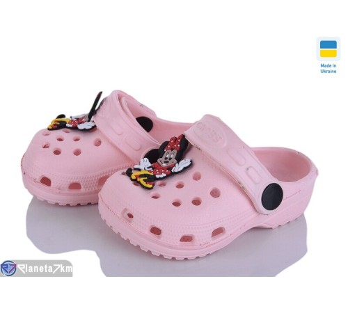 Кроки дитячі на літо (6 пар р.18-23) рожевий  "Ladmir"