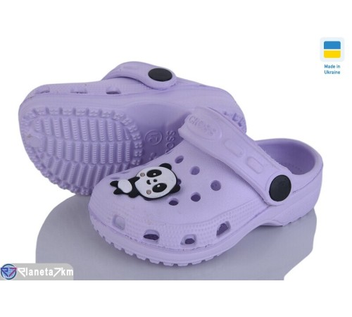 Кроки дитячі на літо (6 пар р.18-23) фіолетовий  "Ladmir"