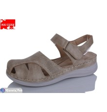 Босоніжки жіночі на літо (8 пар р.37-41) коричневий  "Maiguan"