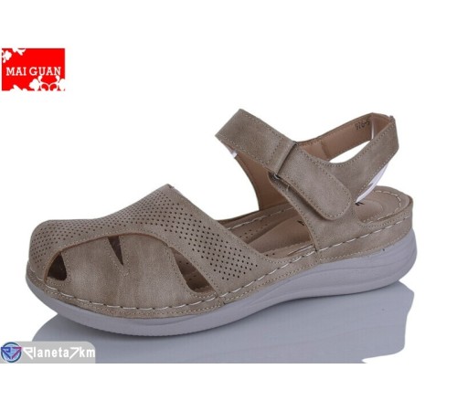 Босоніжки жіночі на літо (8 пар р.37-41) коричневий  "Maiguan"