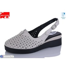 Босоніжки жіночі на літо (8 пар р.36-41) бежевий  "Maiguan"