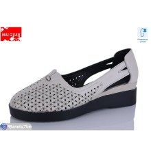 Туфлі жіночі на літо (8 пар р.36-41) бежевий  "Maiguan"