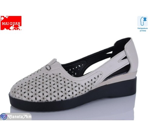 Туфлі жіночі на літо (8 пар р.36-41) бежевий  "Maiguan"