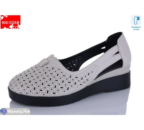 Туфлі жіночі на літо (8 пар р.36-41) бежевий  "Maiguan"