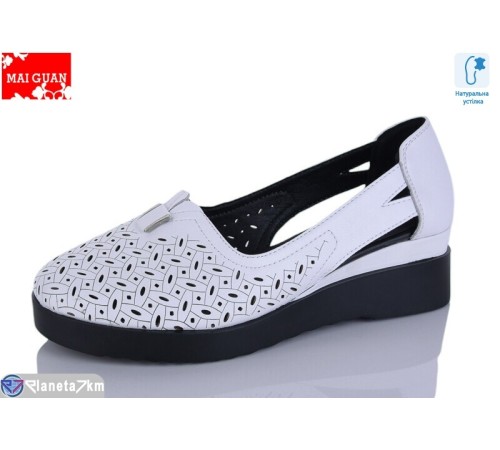 Туфлі жіночі на літо (8 пар р.36-41) білий  "Maiguan"
