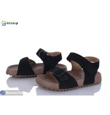 Дитячі босоніжки на літо (8 пар р.26-31) чорний  "Bessky-Kellaifeng"