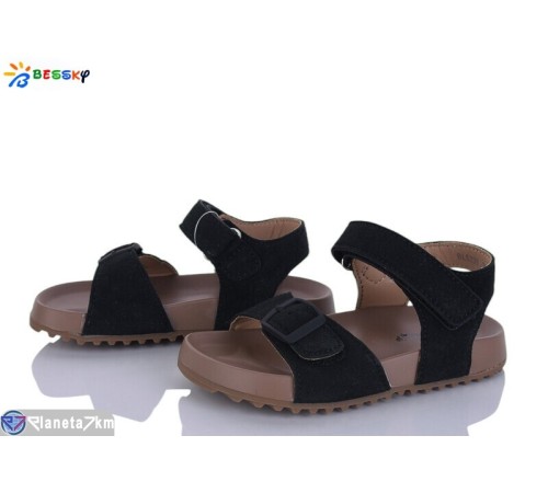 Дитячі босоніжки на літо (8 пар р.26-31) чорний  "Bessky-Kellaifeng"